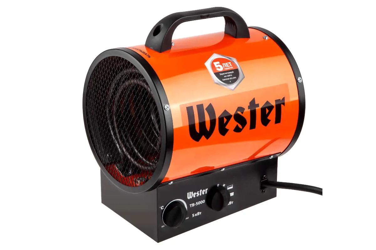 Тепловая пушка WESTER TB-5000 (электро)-0