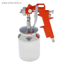 Краскопульт WESTER FPS-10 HP, пневматический, 1л, нижн.бак, 1.5 мм, 3-4 бар, 118-200л/мин