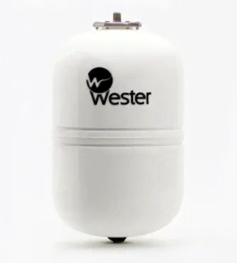 Мембранный бак 35 л. для гелиосистем и ГВС Wester Premium подключение 3/4" нерж. контрфланец WDV35P
