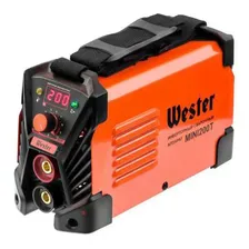 Сварочный инверторный аппарат Wester MINI 200Т оранжево-черный
