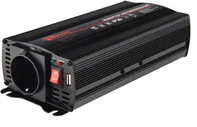 920-001, Преобразователь инверторный а/м WESTER MSW600 12-220В+USB; 600Вт модифицированная синусоида-0